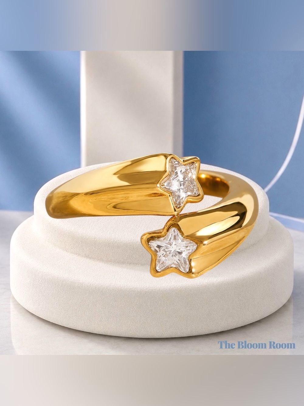 Star Crossed Savage Ring Gold | 18k Gold Plated